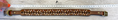 Load image into Gallery viewer, READY TO SHIP - 5 ROW ALL THE PURPLES CRYSTAL, CONKER LEATHER WITH COLLAR TO FIT 41CM
